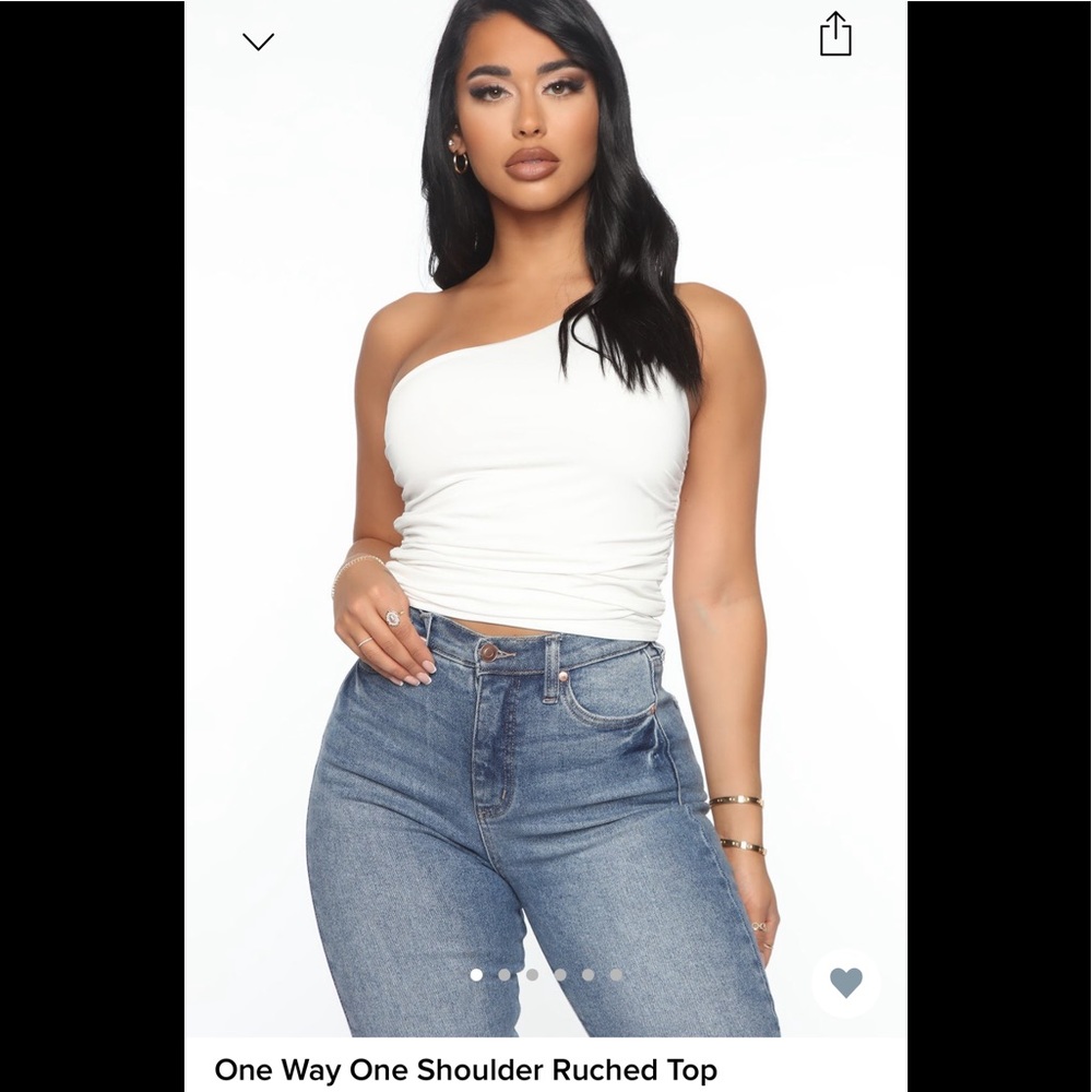 One shoulder top
